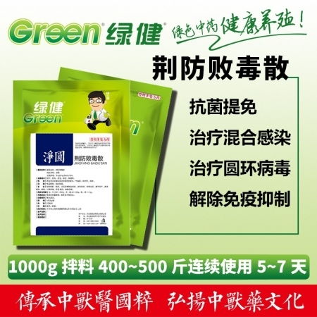 荊防敗毒散 秋冬季節豬群流感、藍耳、圓環等常見病的防控利器